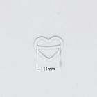 Heart Shape 11mm Bra Adjustment Slides
