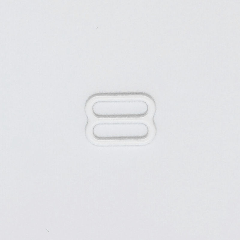 White 12mm Bra Adjustable Slider Metal Lingerie Hook